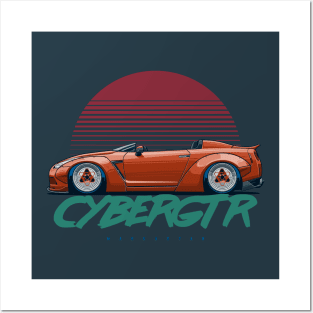 CyberGTR Posters and Art